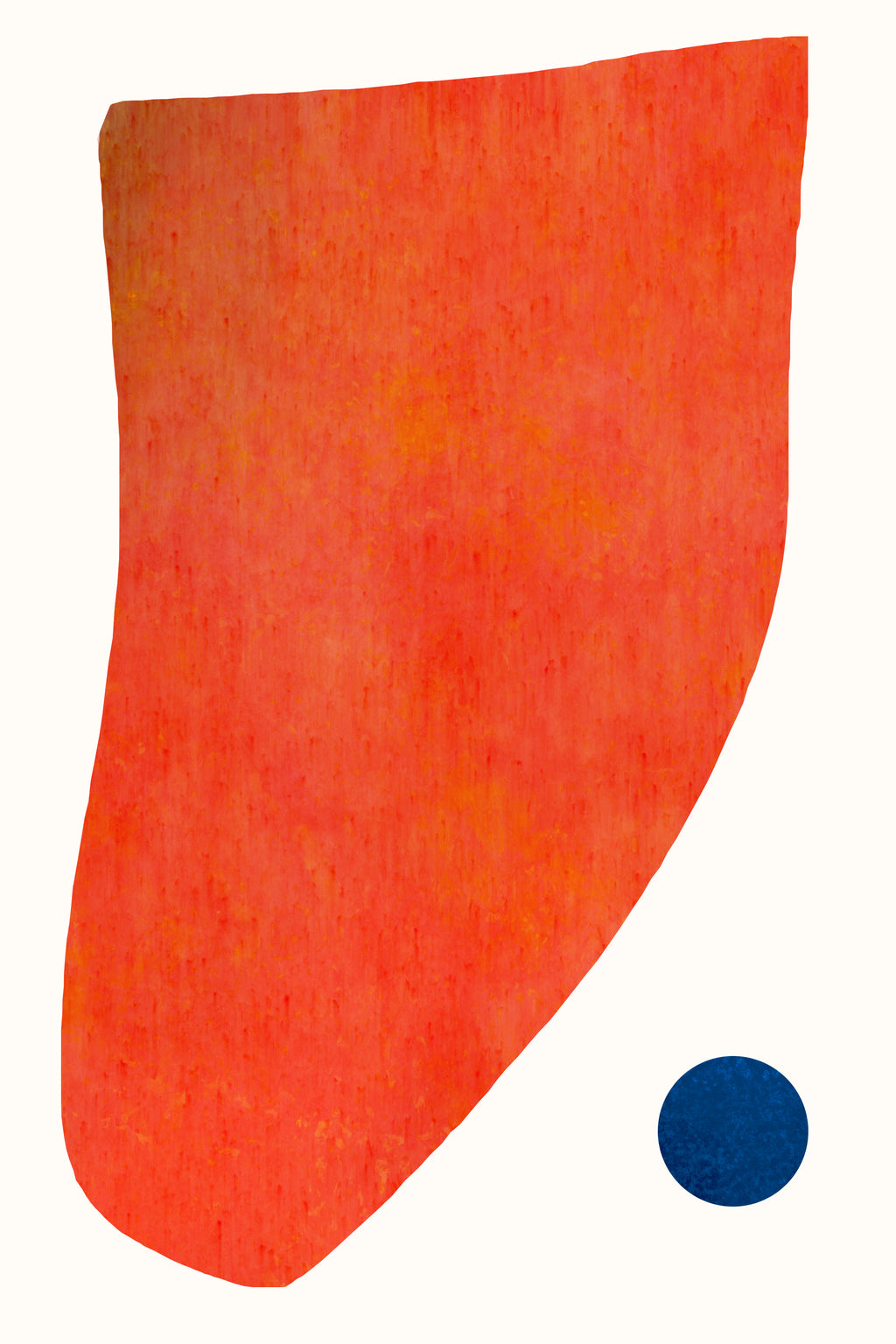 Abstracto Coral y Azul