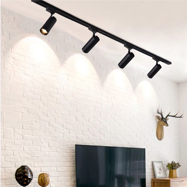 Spot Led Negro Riel 20W