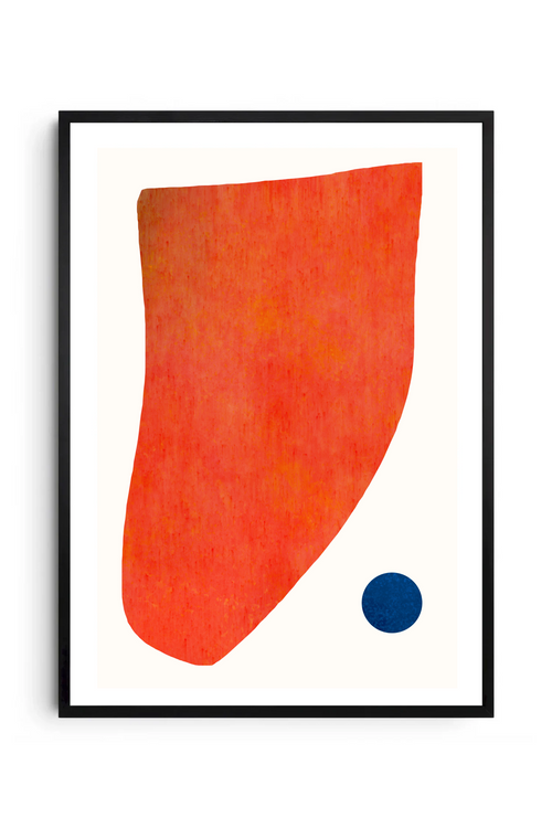 Abstracto Coral y Azul