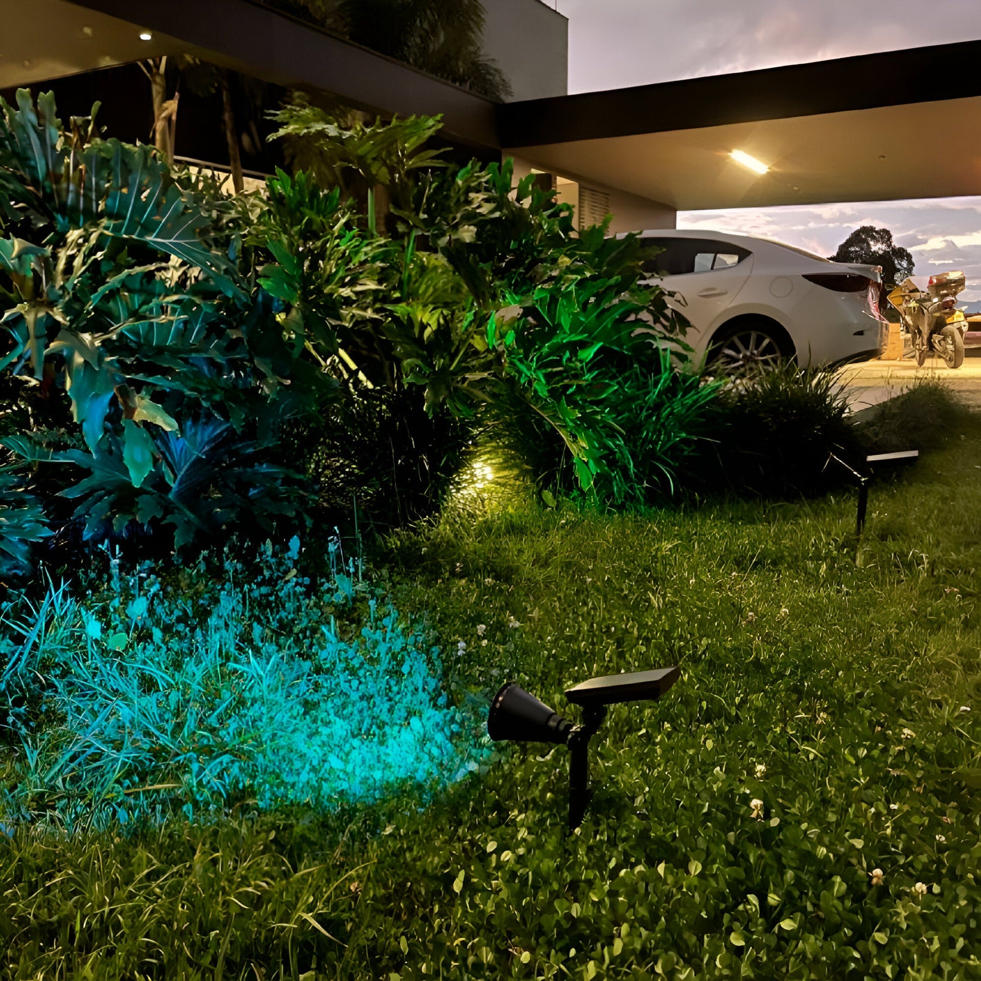 Estaca Solar Jardín Rgb